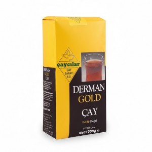 Derman Gold Çay 1000 gr, Premium Karadeniz Siyah Çayı