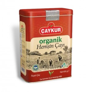 ÇAYKUR Organik Hemşin Çayı 400 g – Teneke Kutuda Siyah Çay